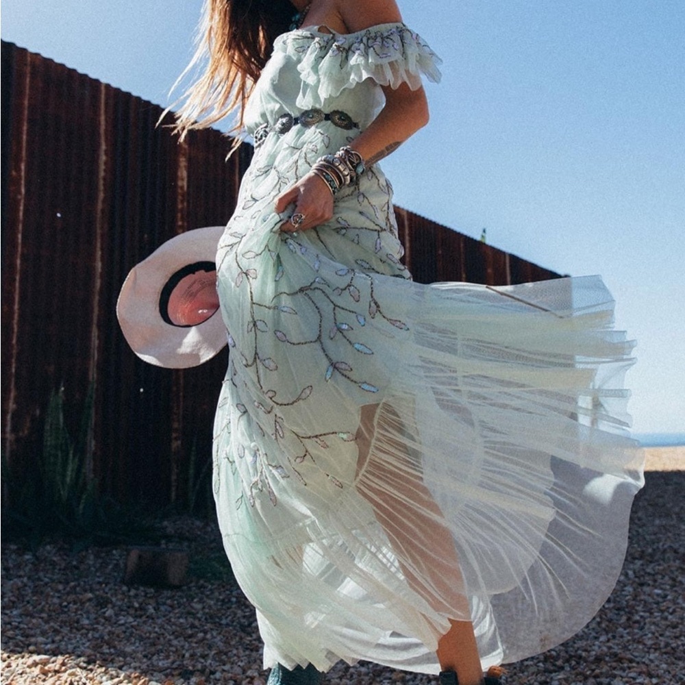 Chasing Unicorns Cajun Moon Tulle Maxi Dress - Picture 6 of 15